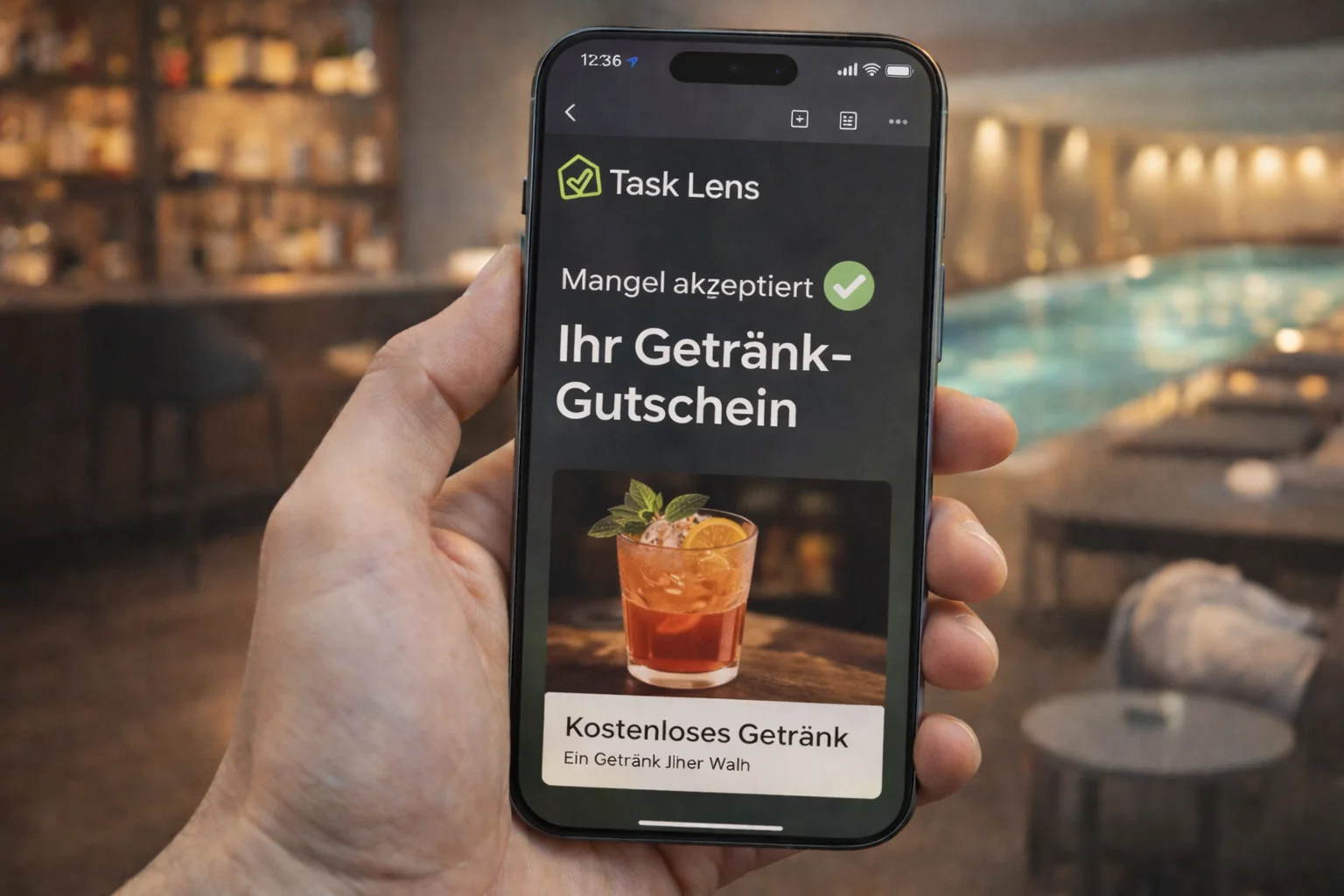 Gutschein als Dankeschön nach einer Gästemeldung